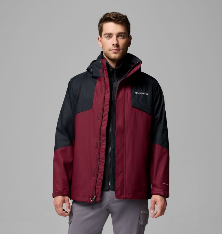 Men's Bugaboo III Fleece Interchange Jacket, Color: Rich Wine, Black, image 5
