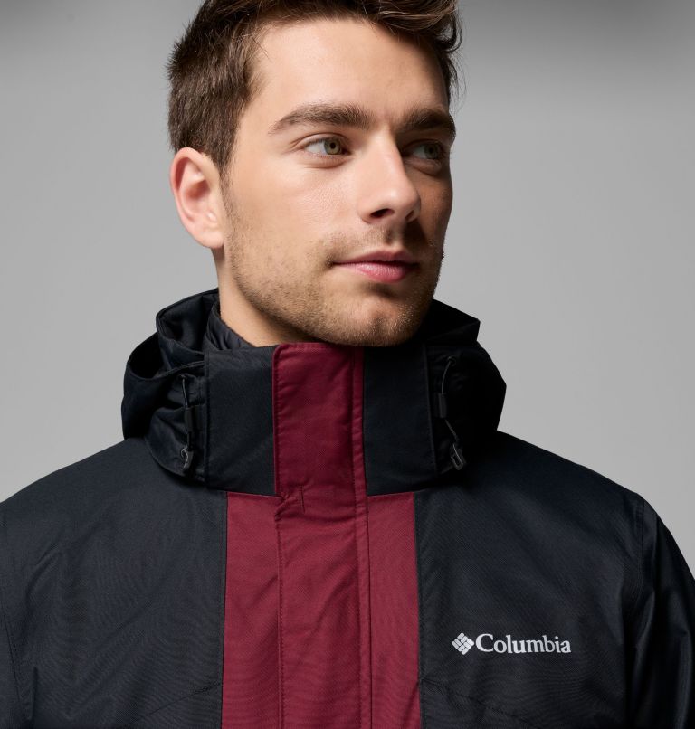 Men's Bugaboo III Fleece Interchange Jacket, Color: Rich Wine, Black, image 9