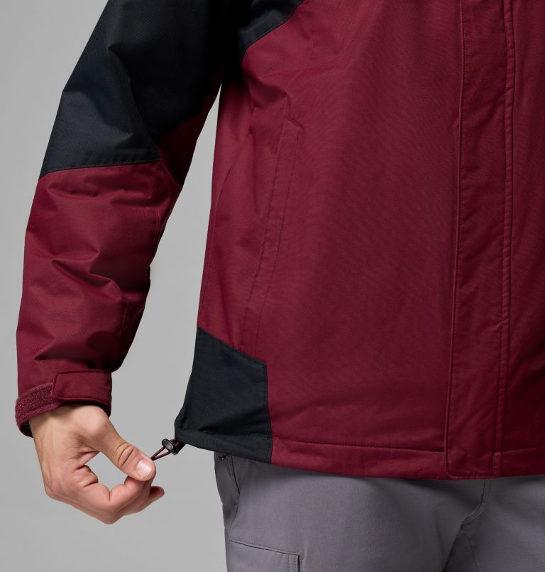 Men's Bugaboo III Fleece Interchange Jacket, Color: Rich Wine, Black, image 10