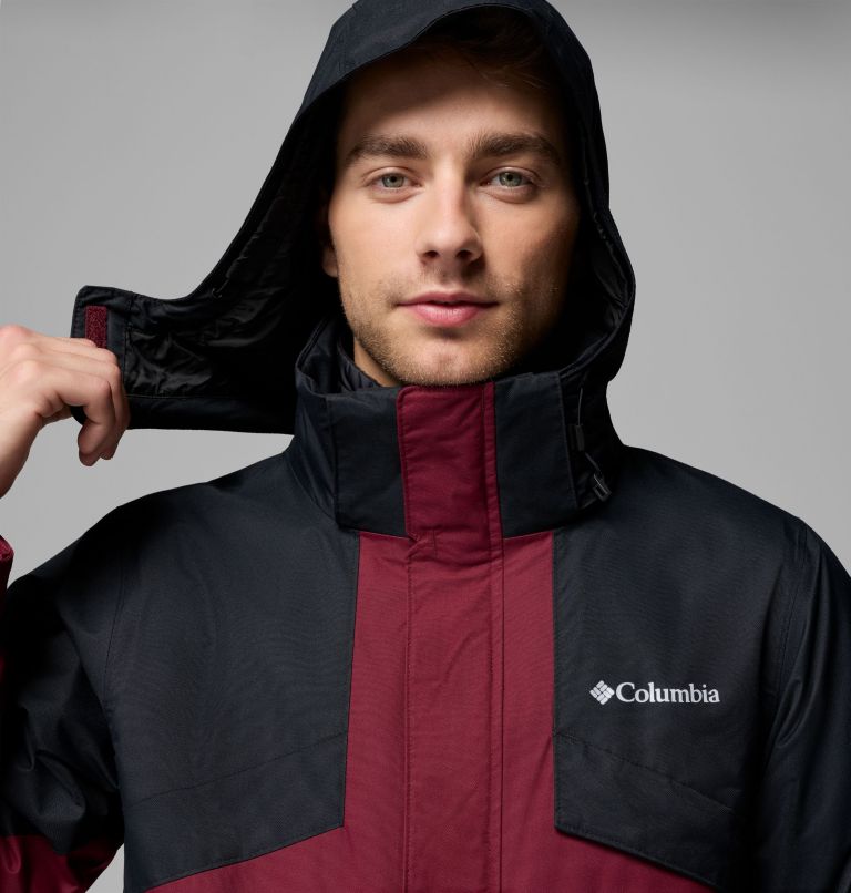 Men's Bugaboo III Fleece Interchange Jacket, Color: Rich Wine, Black, image 11