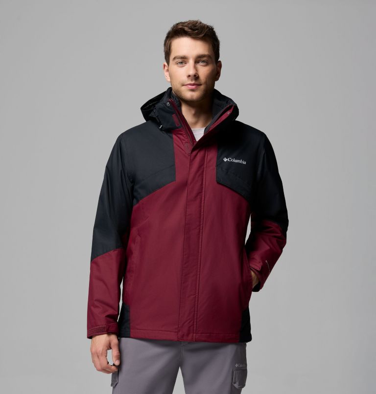 Men's Bugaboo III Fleece Interchange Jacket, Color: Rich Wine, Black, image 1