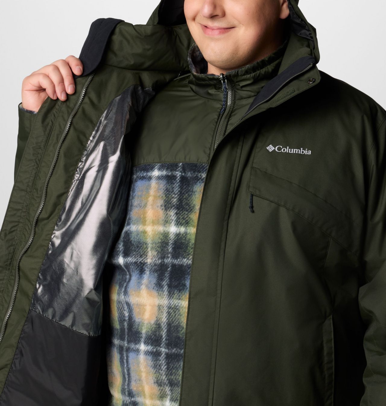 Men's Bugaboo™ III Fleece Interchange Jacket - Big | 366 | 1X 7