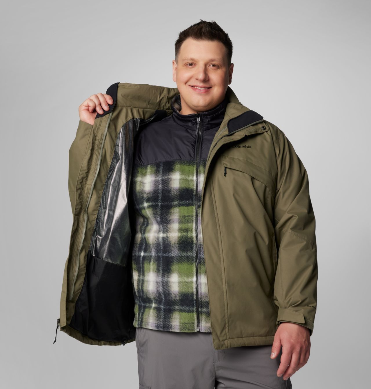 Men's Bugaboo™ III Fleece Interchange Jacket - Big | 397 | 3X 6
