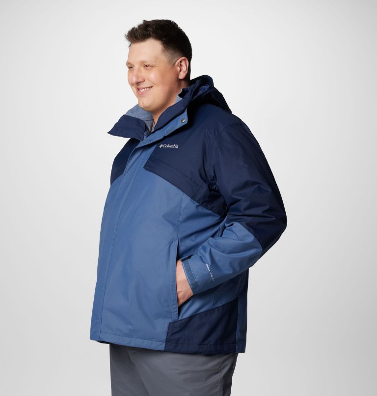 Men's Bugaboo III Fleece Interchange Jacket - Big, Color: Dark Mountain, Collegiate Navy, image 4