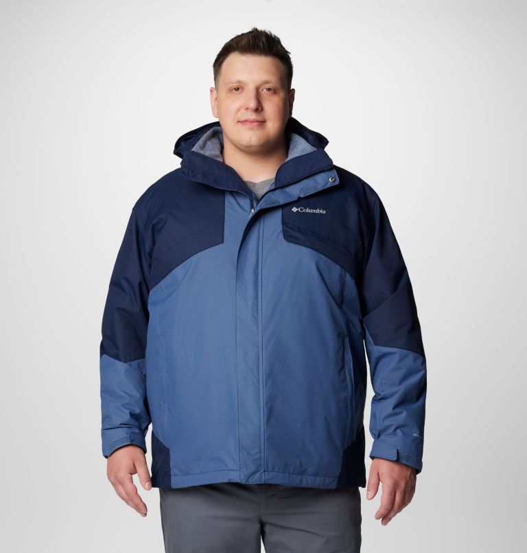 Men's Bugaboo III Fleece Interchange Jacket - Big, Color: Dark Mountain, Collegiate Navy, image 1