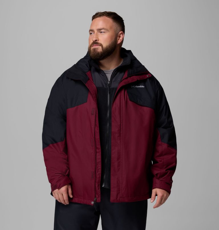 Men's Bugaboo III Fleece Interchange Jacket - Big, Color: Rich Wine, Black, image 5
