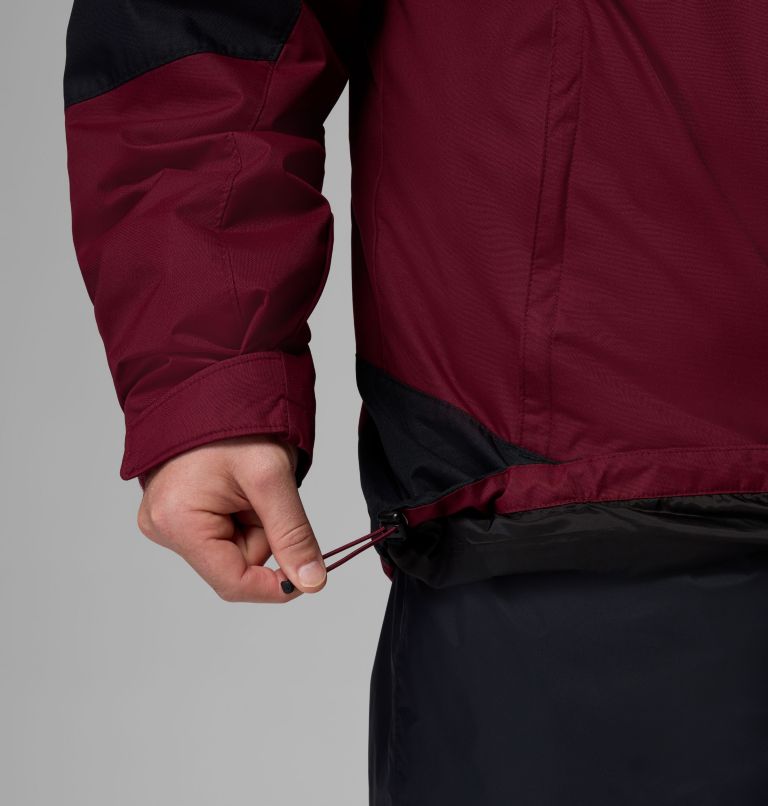 Men's Bugaboo III Fleece Interchange Jacket - Big, Color: Rich Wine, Black, image 9