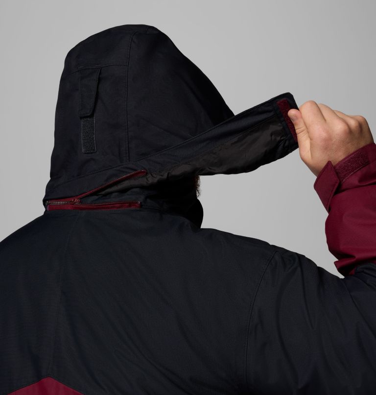 Men's Bugaboo III Fleece Interchange Jacket - Big, Color: Rich Wine, Black, image 10