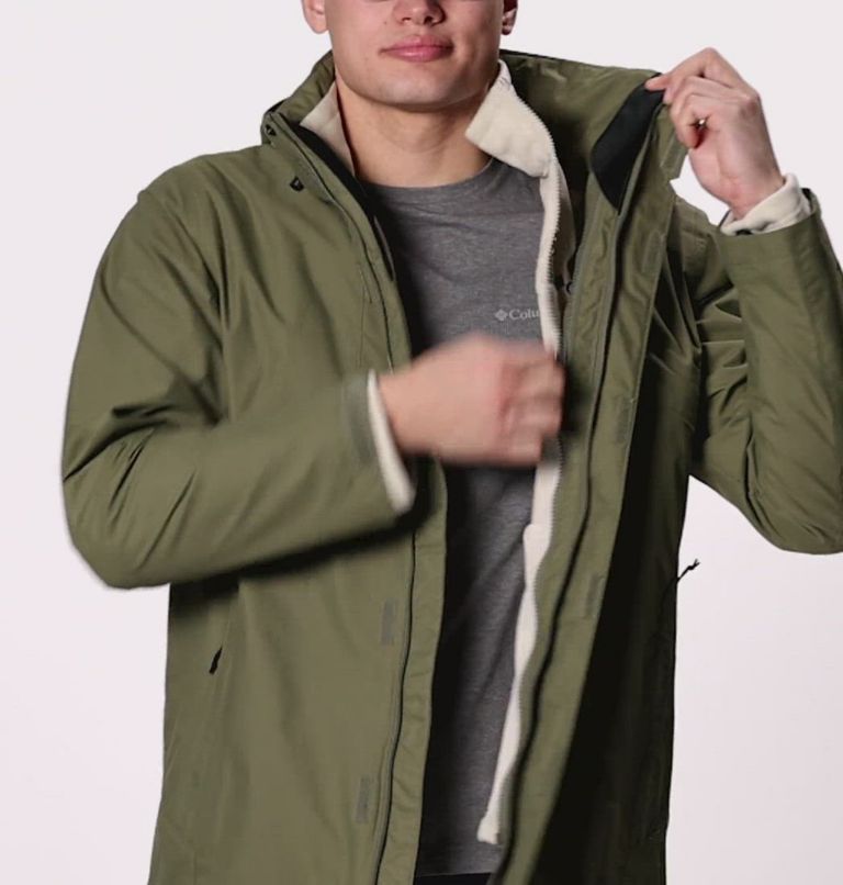 Men's Bugaboo III 3-in-1 Waterproof Jacket, Color: Stone Green