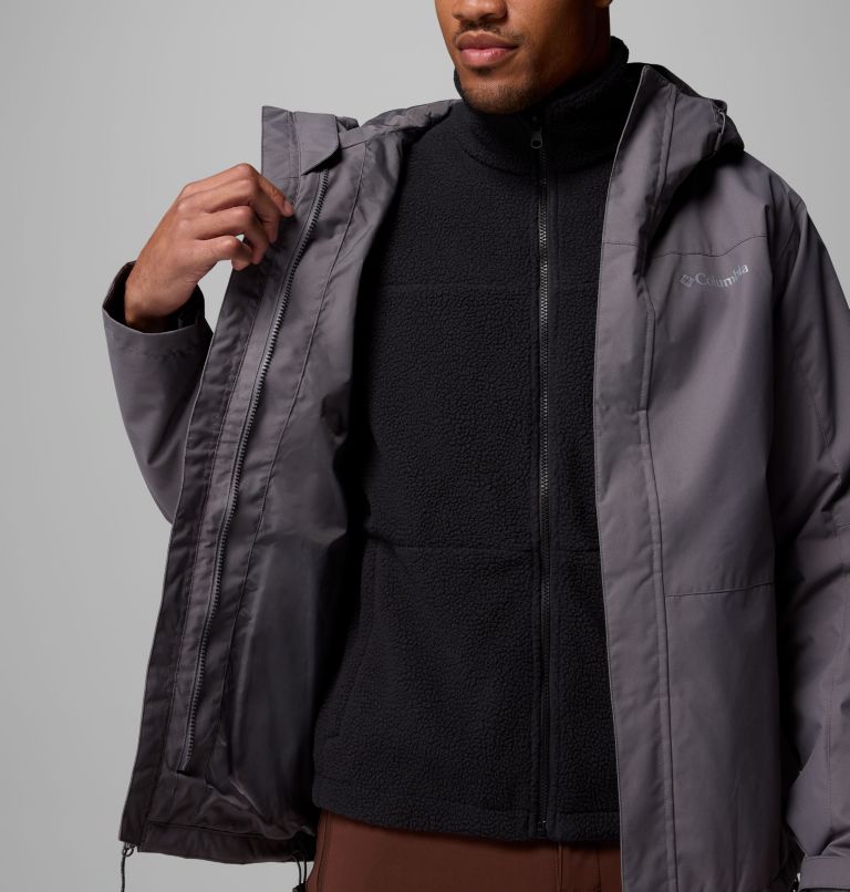 Men's Hikebound II Interchange Jacket, Color: City Grey, image 7