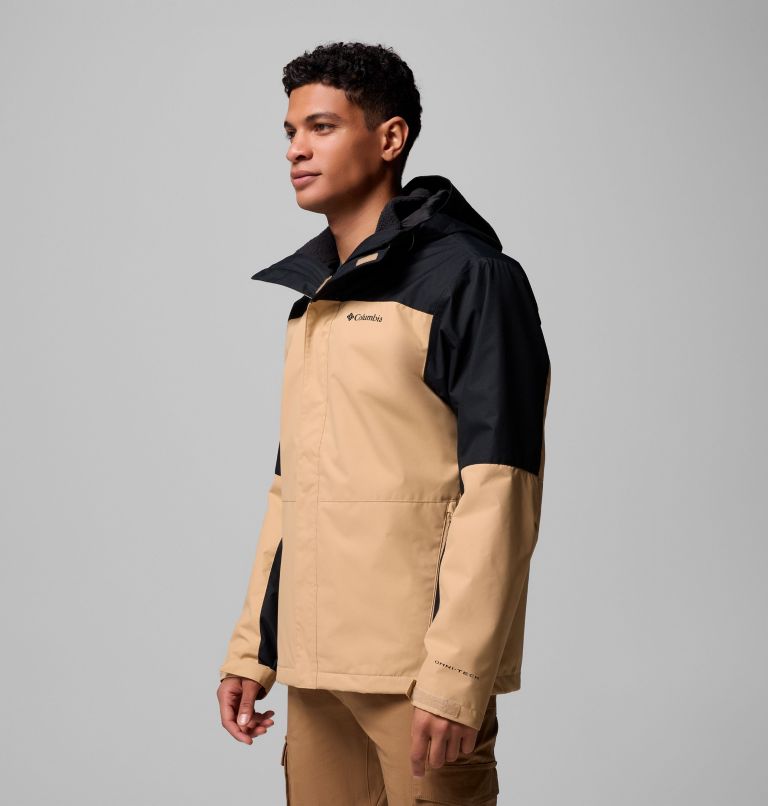 Men's Hikebound II Interchange Jacket, Color: Canoe, Black, image 4