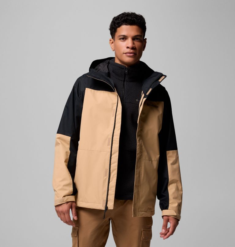 Men's Hikebound II Interchange Jacket, Color: Canoe, Black, image 5