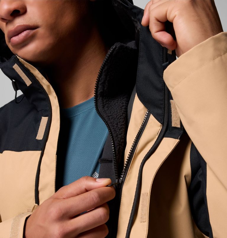 Men's Hikebound II Interchange Jacket, Color: Canoe, Black, image 7