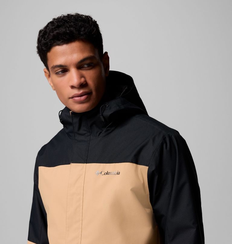 Men's Hikebound II Interchange Jacket, Color: Canoe, Black, image 8