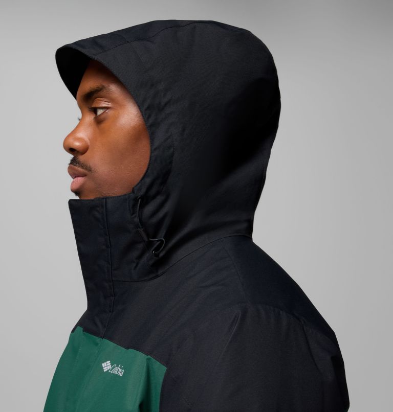 Men's Hikebound II Interchange Jacket, Color: Rain Forest, Black, image 10