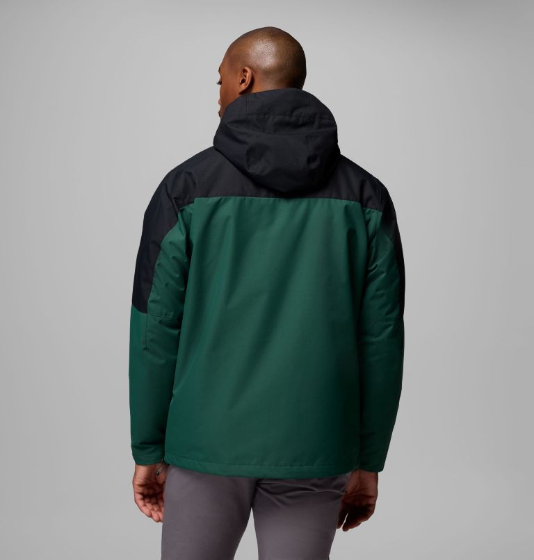 Men's Hikebound II Interchange Jacket, Color: Rain Forest, Black, image 3