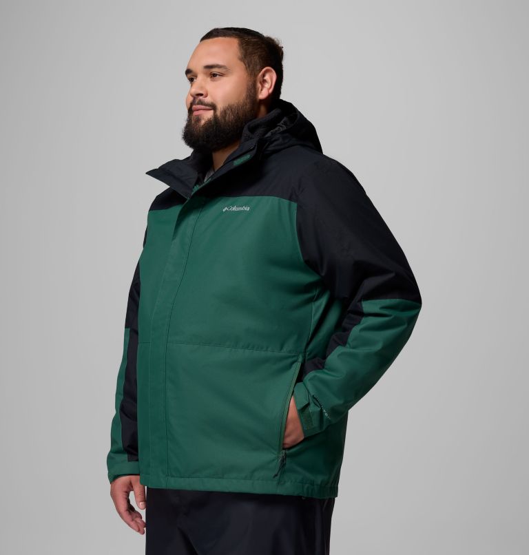 Men's Hikebound II Interchange Jacket - Big, Color: Rain Forest, Black, image 4