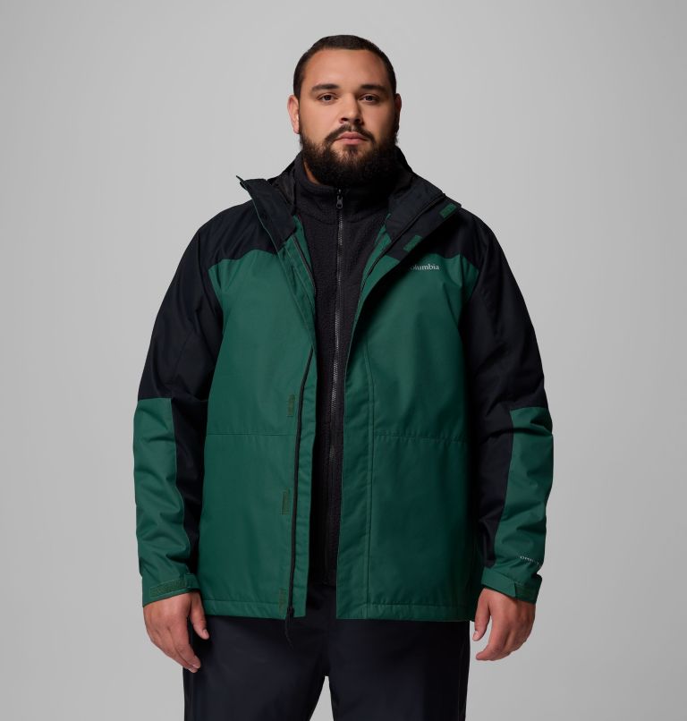 Men's Hikebound II Interchange Jacket - Big, Color: Rain Forest, Black, image 5