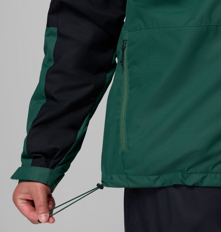Men's Hikebound II Interchange Jacket - Big, Color: Rain Forest, Black, image 9