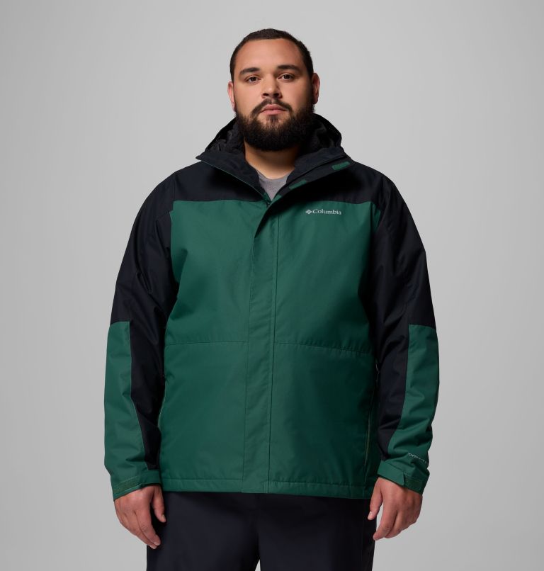 Men's Hikebound II Interchange Jacket - Big, Color: Rain Forest, Black, image 1