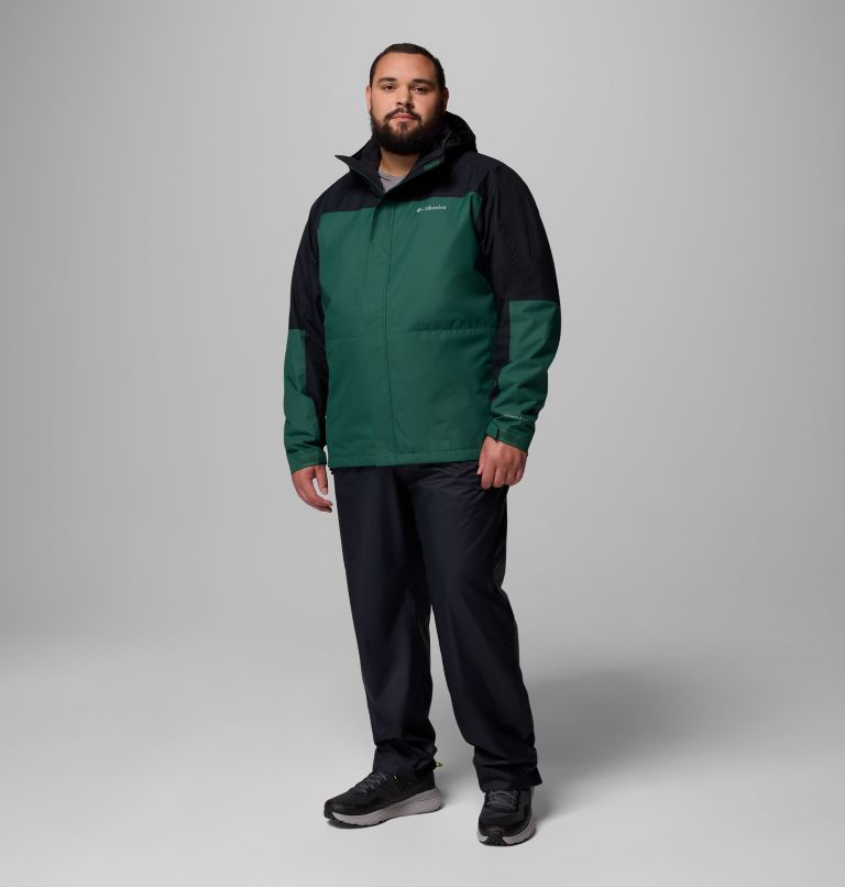 Men's Hikebound II Interchange Jacket - Big, Color: Rain Forest, Black, image 2