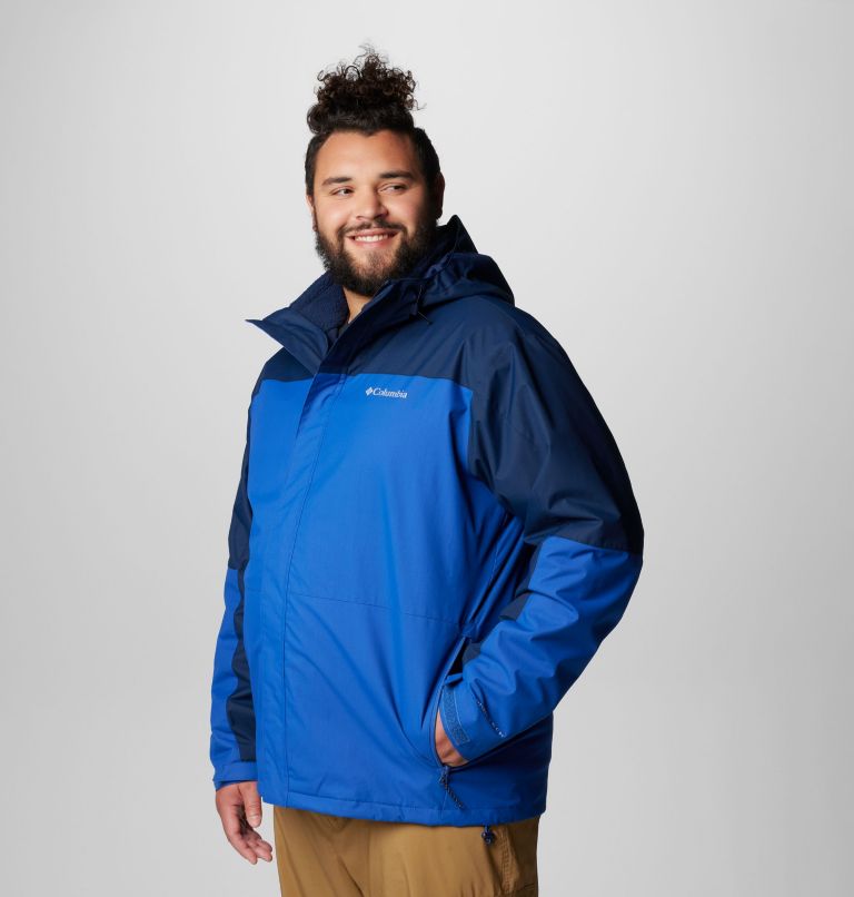 Men's Hikebound II Interchange Jacket - Big, Color: Mountain Blue, Collegiate Navy, image 4
