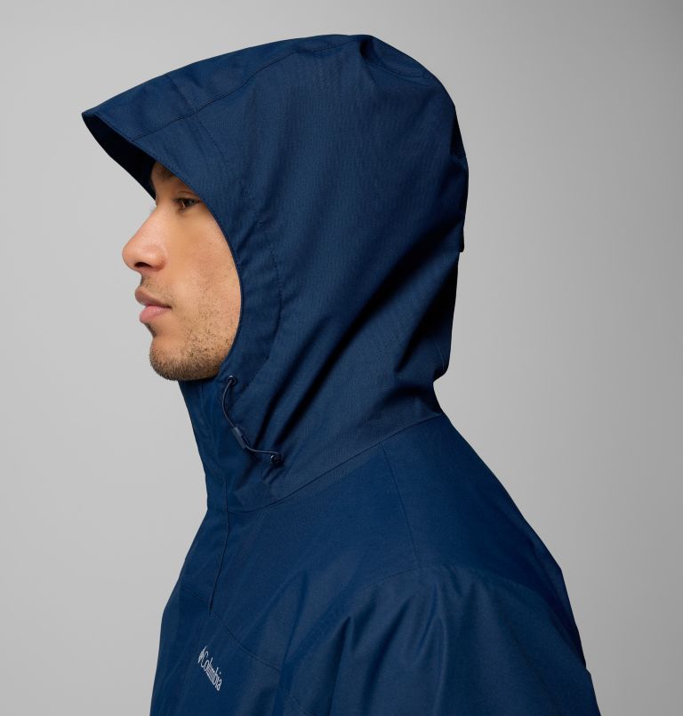 Men's Hikebound II Waterproof Hooded 3-In-1 Jacket, Color: Collegiate Navy, image 10