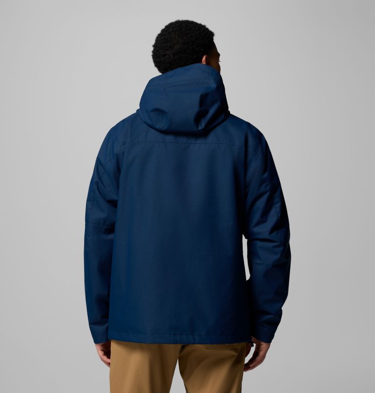 Men's Hikebound II Waterproof Hooded 3-In-1 Jacket, Color: Collegiate Navy, image 3