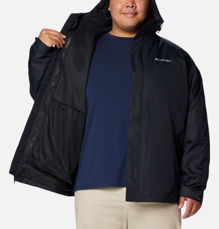 Tunnel Falls II 3-in-1 wasserdichte Jacke für Männer – erweiterte Größenauswahl, Color: Black, image 5