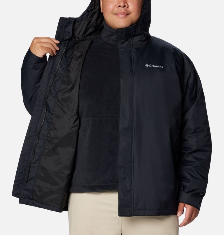 Tunnel Falls II 3-in-1 wasserdichte Jacke für Männer – erweiterte Größenauswahl, Color: Black, image 6