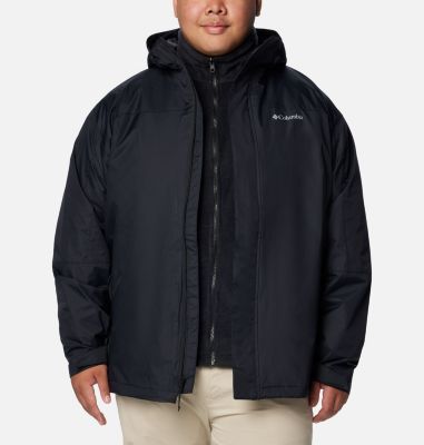 Men's Tunnel Falls II 3-in-1 Waterproof Jacket - Extended Size, Color: Black, image 1