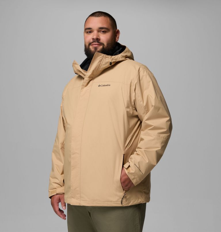 Men's Tunnel Falls II 3-in-1 Waterproof Jacket - Extended Size, Color: Canoe, image 4