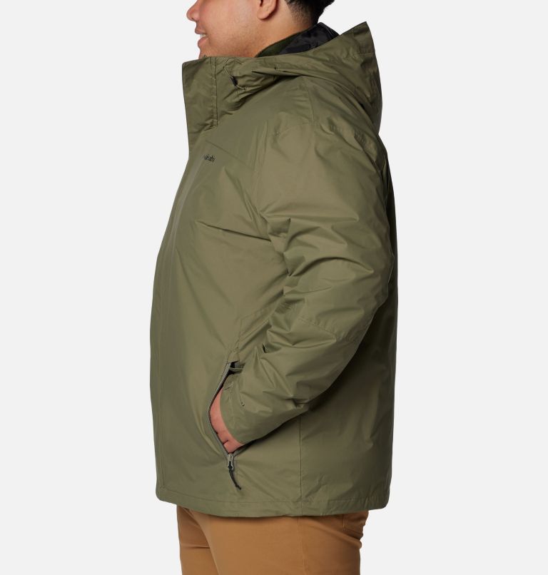 Chaqueta 3-en-1 impermeable Tunnel Falls II para hombre - Talla grande, Color: Stone Green, image 3