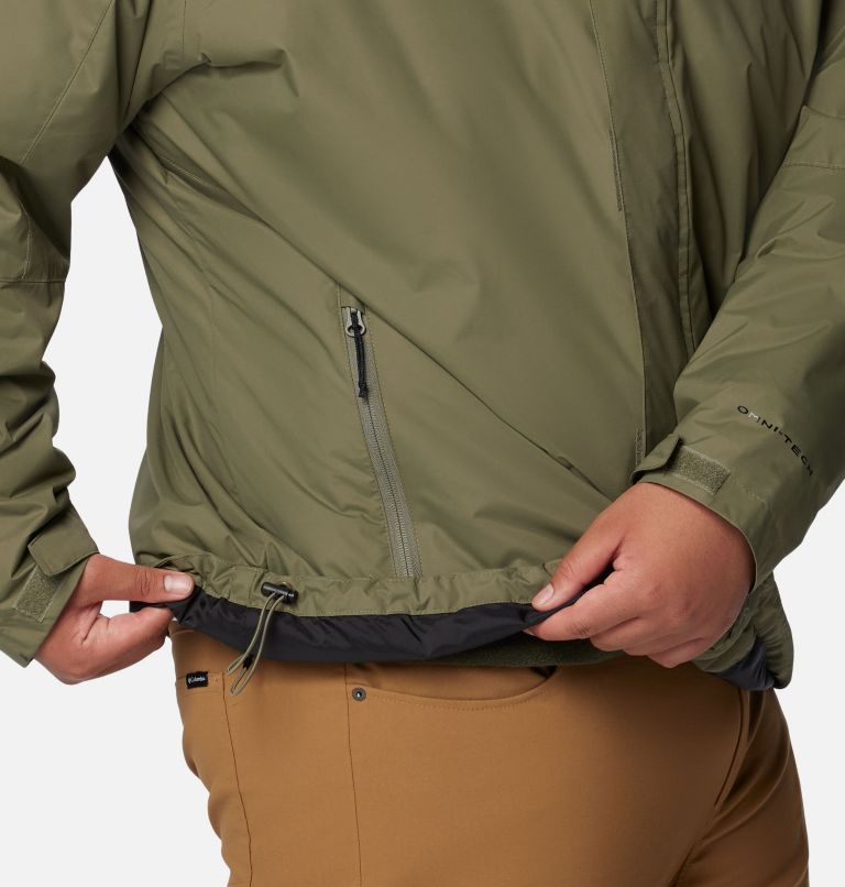 Chaqueta 3-en-1 impermeable Tunnel Falls II para hombre - Talla grande, Color: Stone Green, image 7