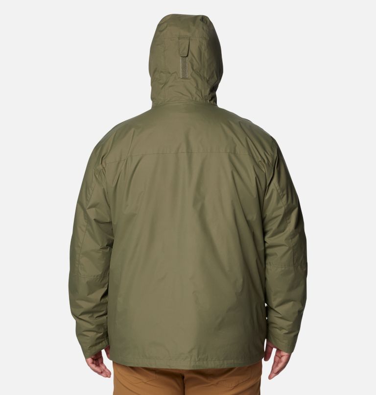 Chaqueta 3-en-1 impermeable Tunnel Falls II para hombre - Talla grande, Color: Stone Green, image 2