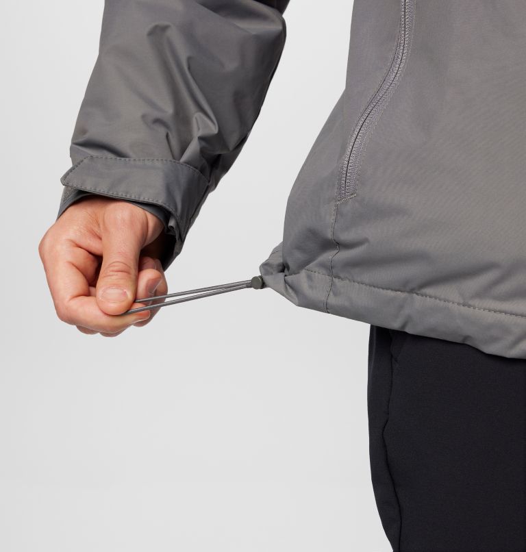 Men's Tunnel Falls II 3-in-1 Waterproof Jacket, Color: City Grey, Shark, image 8