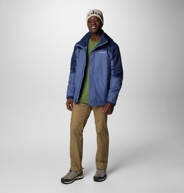 Chaqueta impermeable 3-en-1 Tunnel Falls II para hombre, Color: Dark Mountain, Collegiate Navy, image 3