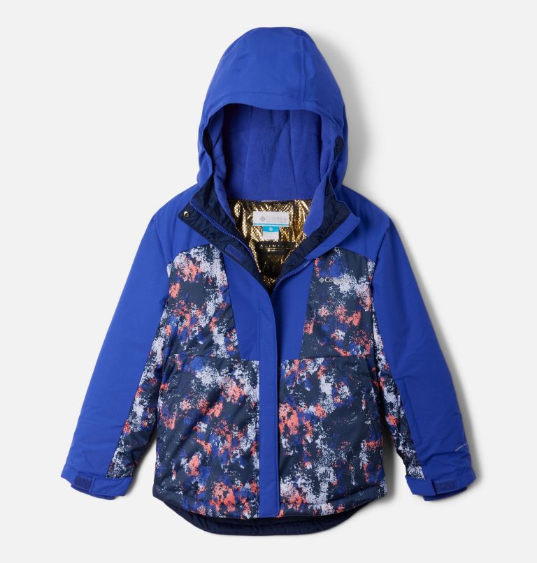 Manteau à imprimé Mighty Mogul III pour filles, Color: Clematis Blue Timberwild, Clematis Blue, image 1