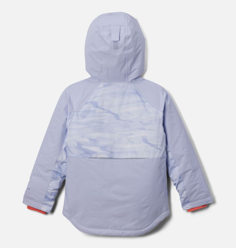Chaqueta de esquí impermeable con estampado Mighty Mogul III para niña, Color: Snowdrift Windblown, Snowdrift, image 2
