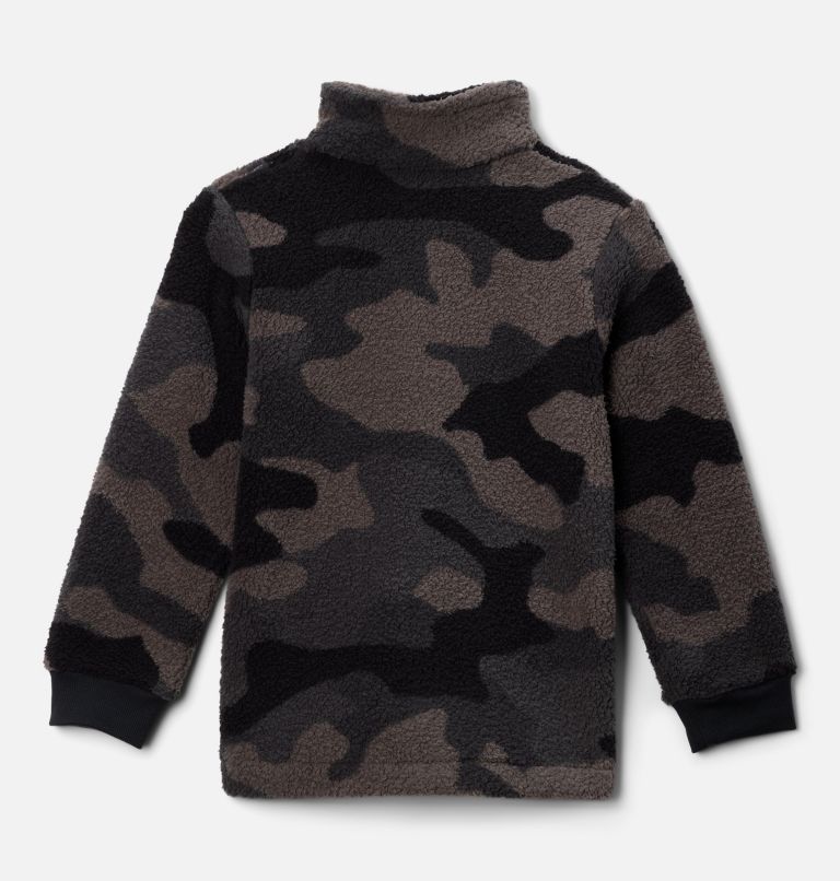 Boys' Rugged Ridge II Printed Sherpa Full Zip Jacket, Color: Black Mod Camo, image 2