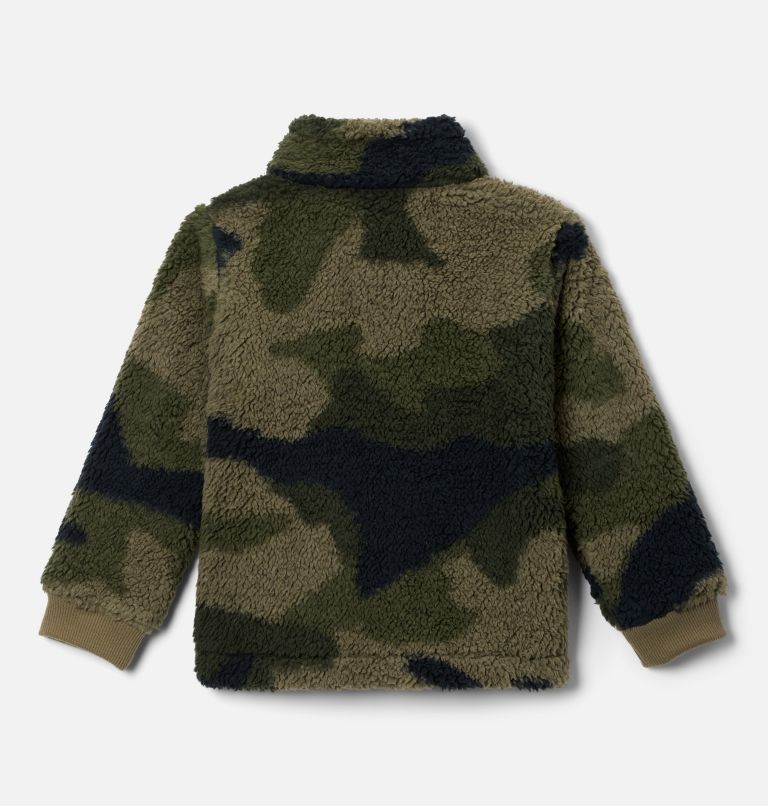 Boys' Toddler Rugged Ridge II Printed Sherpa Full Zip Jacket, Color: Stone Green Mod Camo, image 2