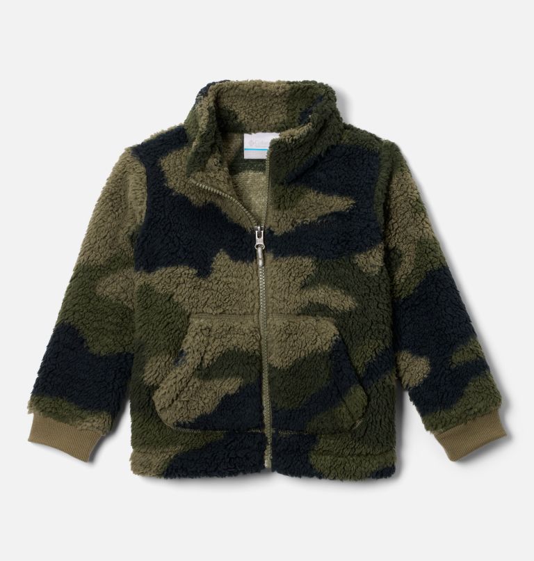 Boys' Toddler Rugged Ridge II Printed Sherpa Full Zip Jacket, Color: Stone Green Mod Camo, image 1