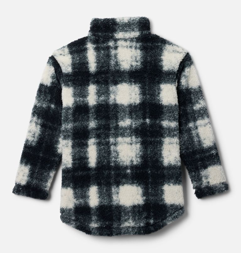 Girls' West Bend Printed Full Zip Fleece Jacket, Color: Chalk Omblur Tonal, image 2