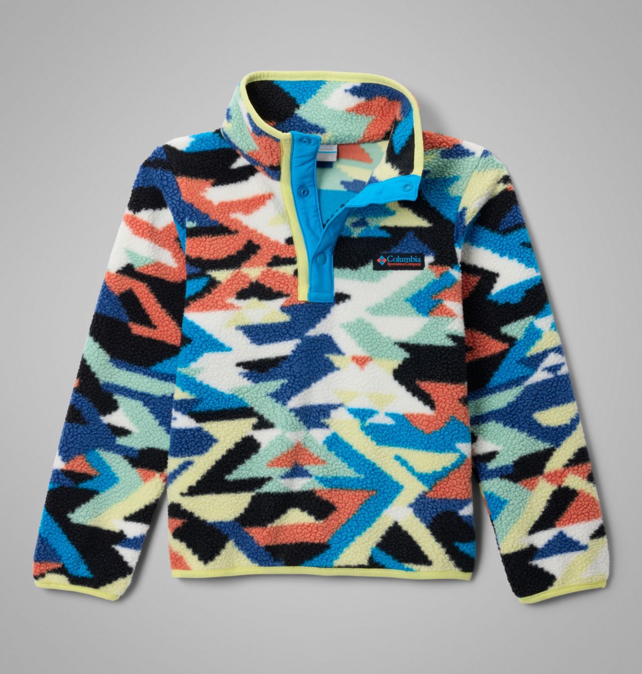 Kids' Helvetia™ II Printed Half Snap Fleece Pullover 1
