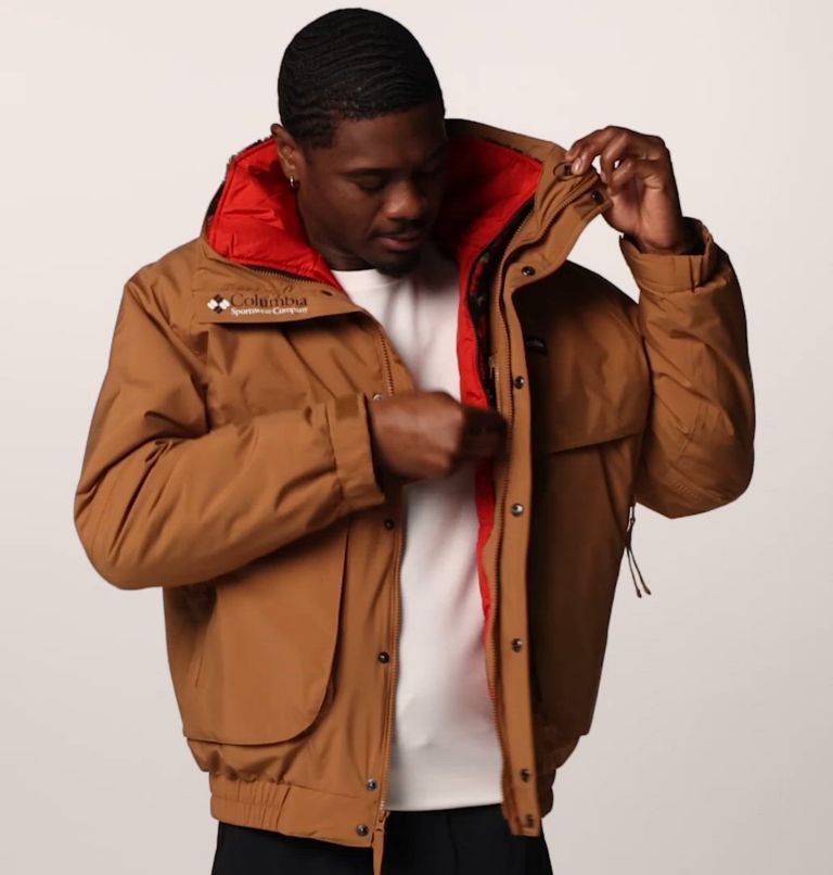 Chaqueta 3-en-1 impermeable con aislamiento Powderkeg II unisex, Color: Camel Brown