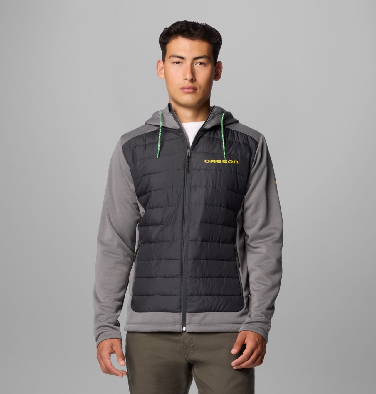 Men's Collegiate Out-Shield™ Hybrid Hoodie - Oregon 1