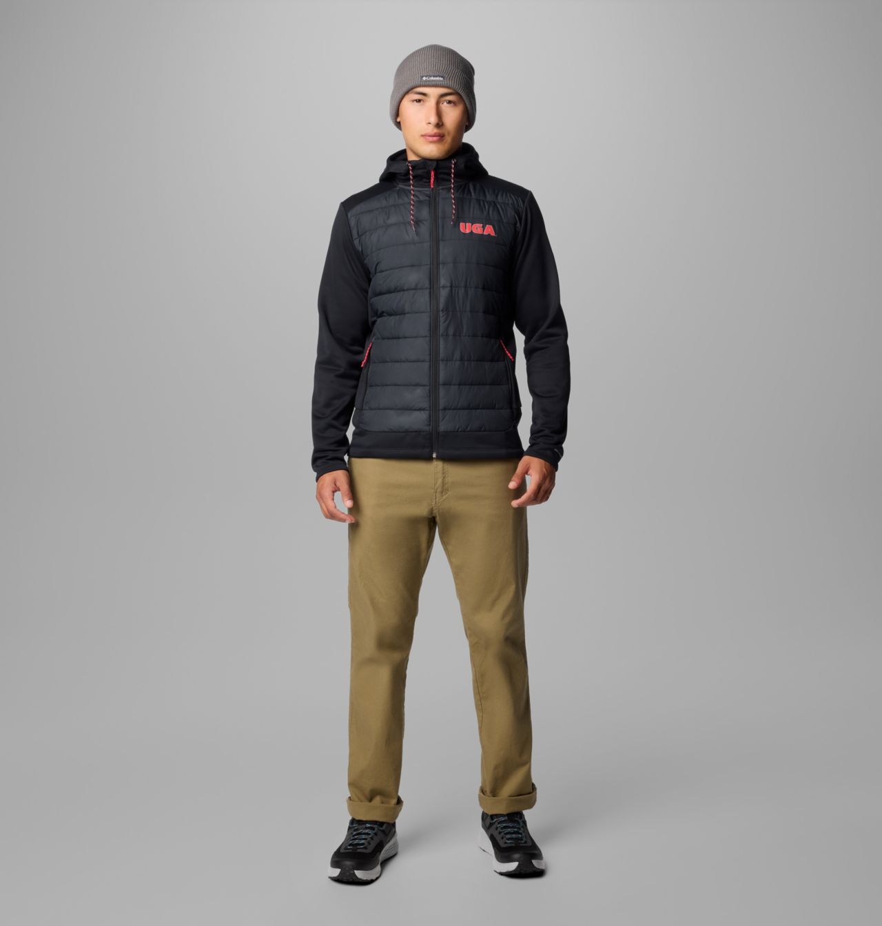 Men's Collegiate Out-Shield™ Hybrid Hoodie - Georgia 3