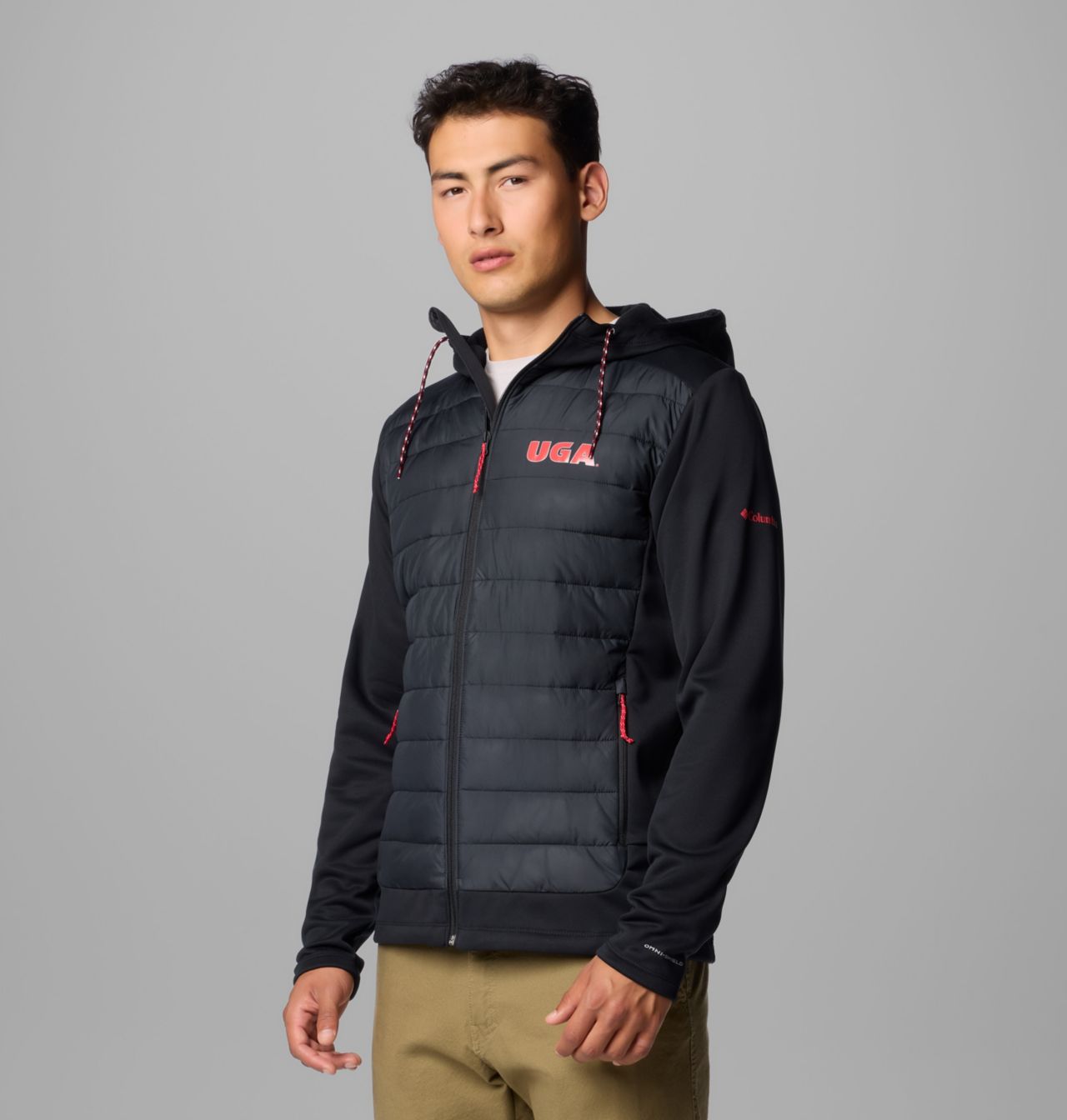 Men's Collegiate Out-Shield™ Hybrid Hoodie - Georgia 4