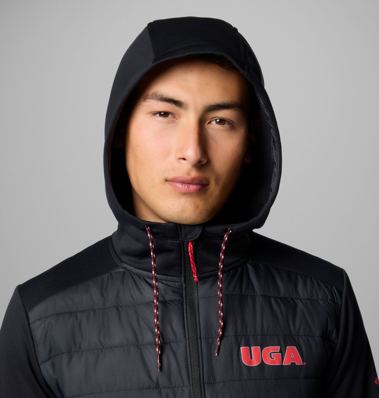 Men's Collegiate Out-Shield™ Hybrid Hoodie - Georgia 5