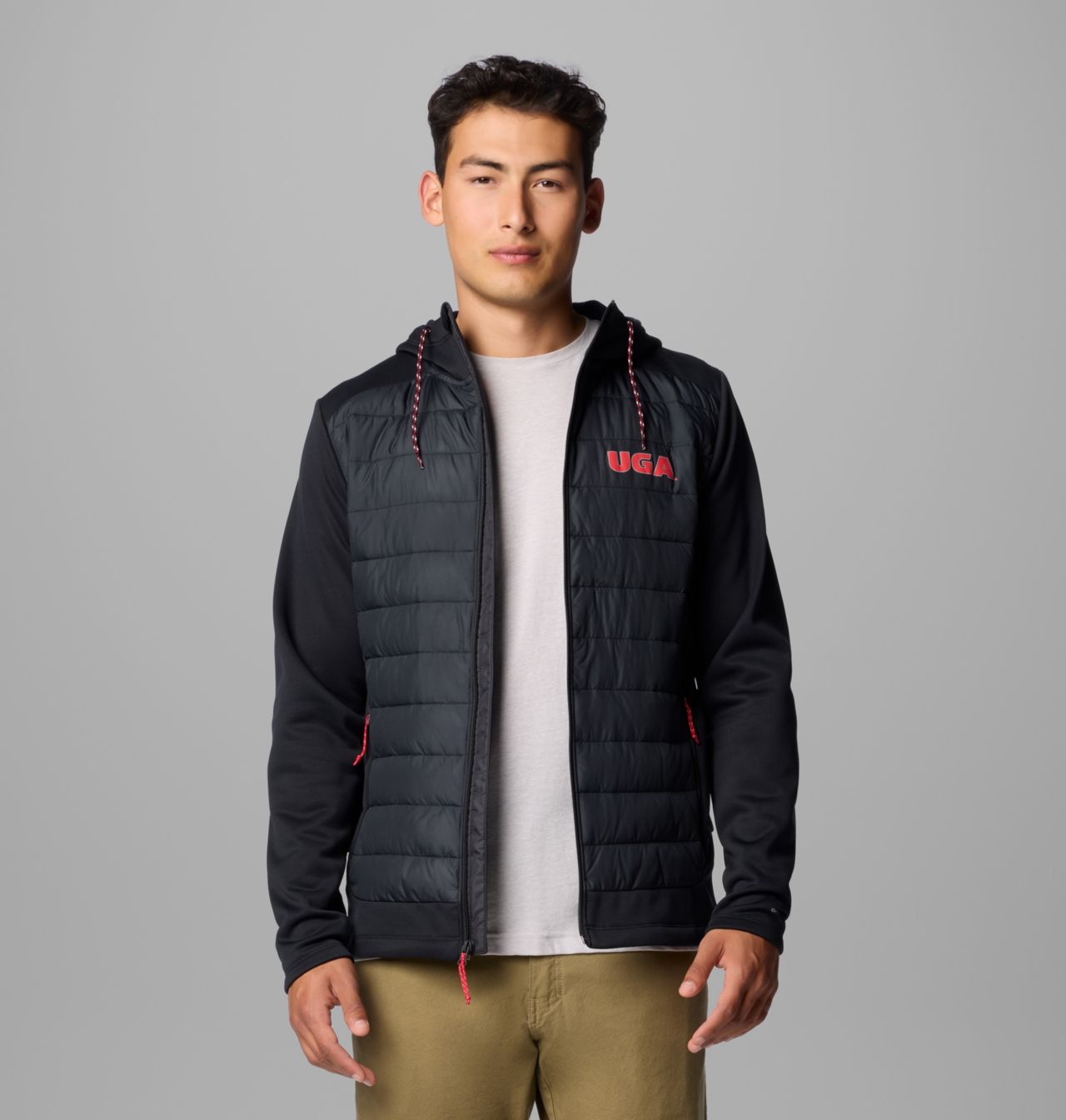Men's Collegiate Out-Shield™ Hybrid Hoodie - Georgia 7